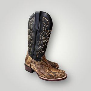 Black and Brown Western Boots